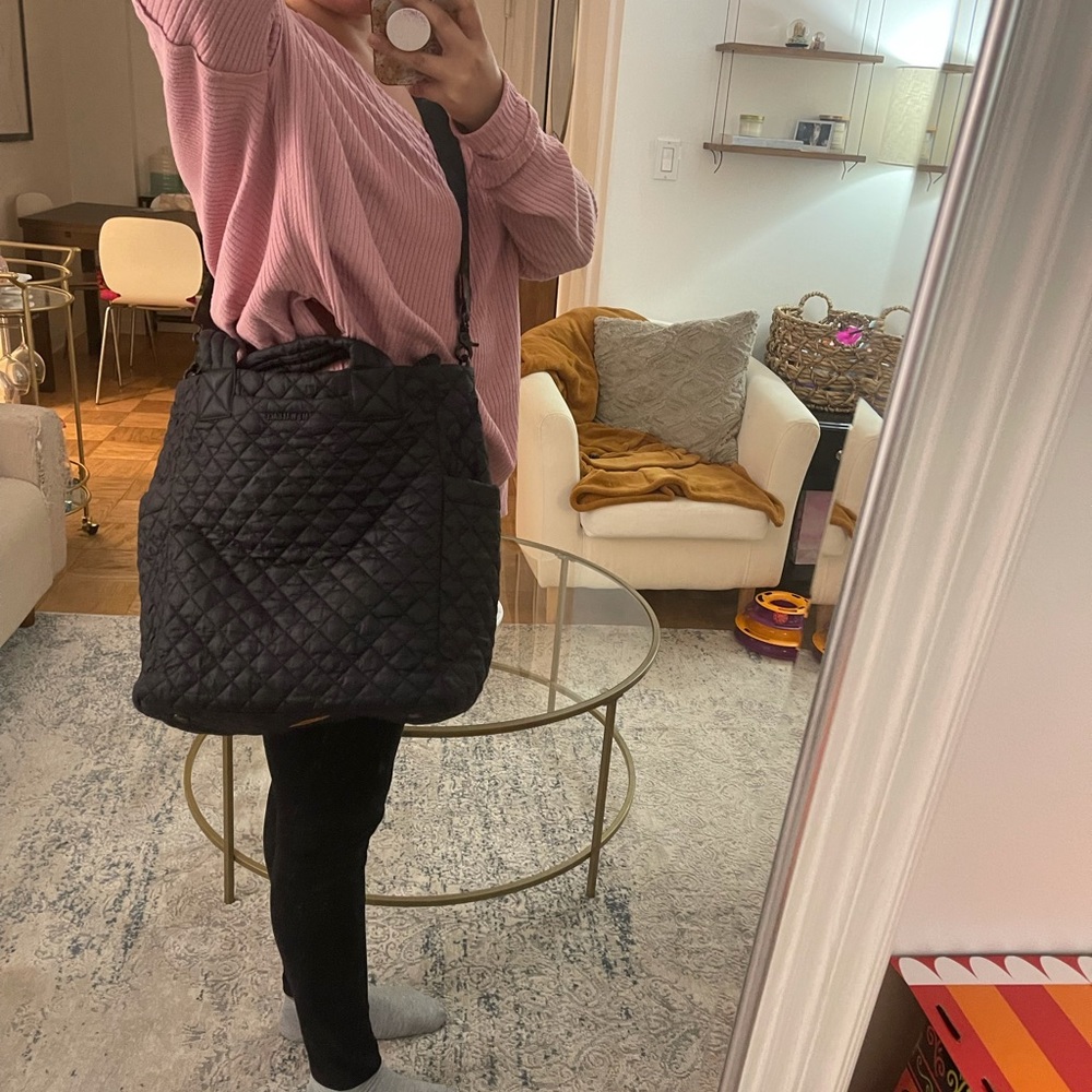 MZ Wallace Black Quilted Tote - Picture 15 of 16
